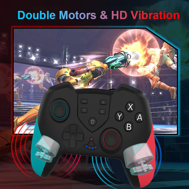 Tay cầm chơi game bluetooth không dây Nintendo Switch Pro mới