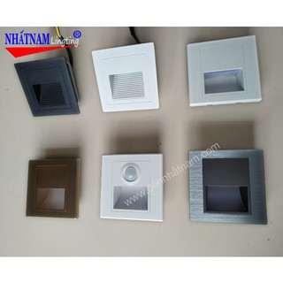 Đèn led âm tường, đèn led chân bậc cầu thang 1.5w – sáng vàng