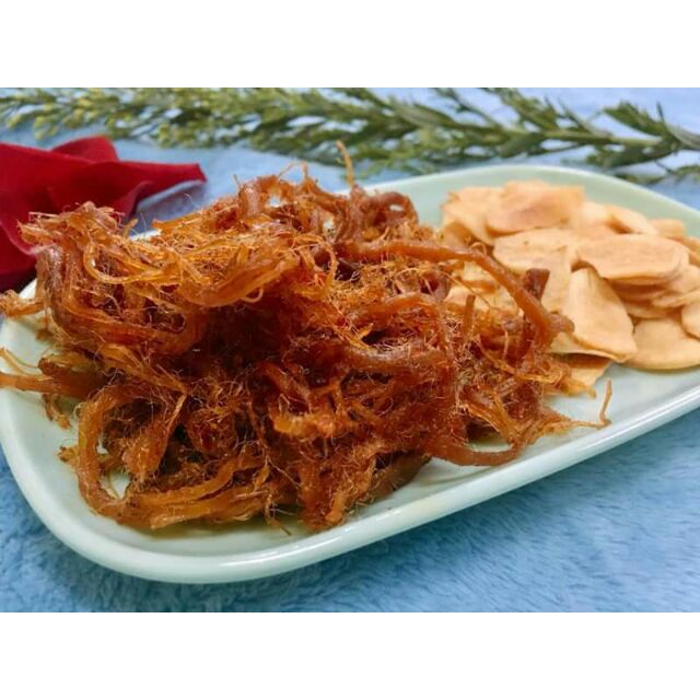 Heo khô cháy tỏi handmade