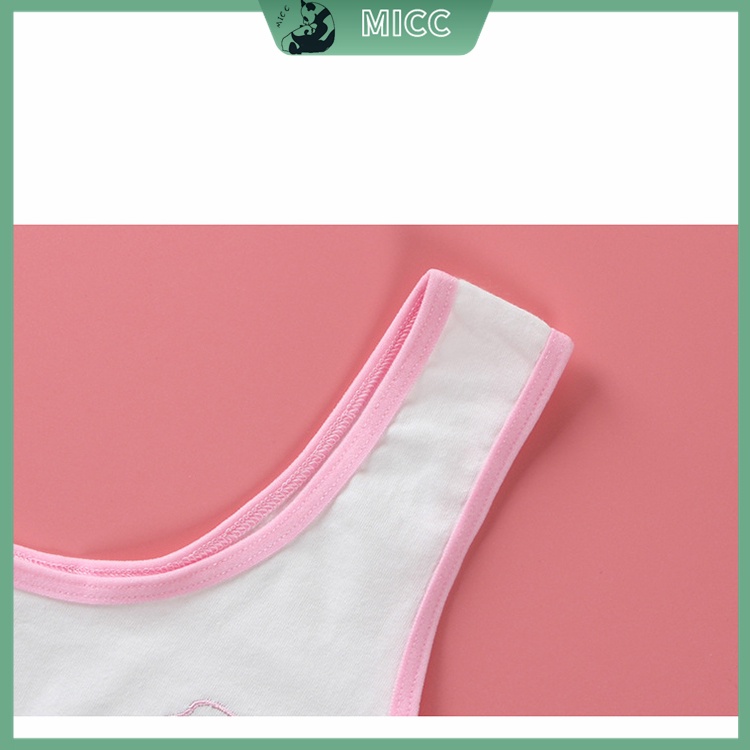 Áo Ngực Thể Thao Bằng Cotton Chống Lộ Dành Cho Bé Gái 8-12 Tuổi