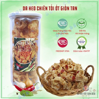 Da heo tỏi ớt 160g hũ PET loại ngon, giòn thơm | Ăn vặt Sơn Béo