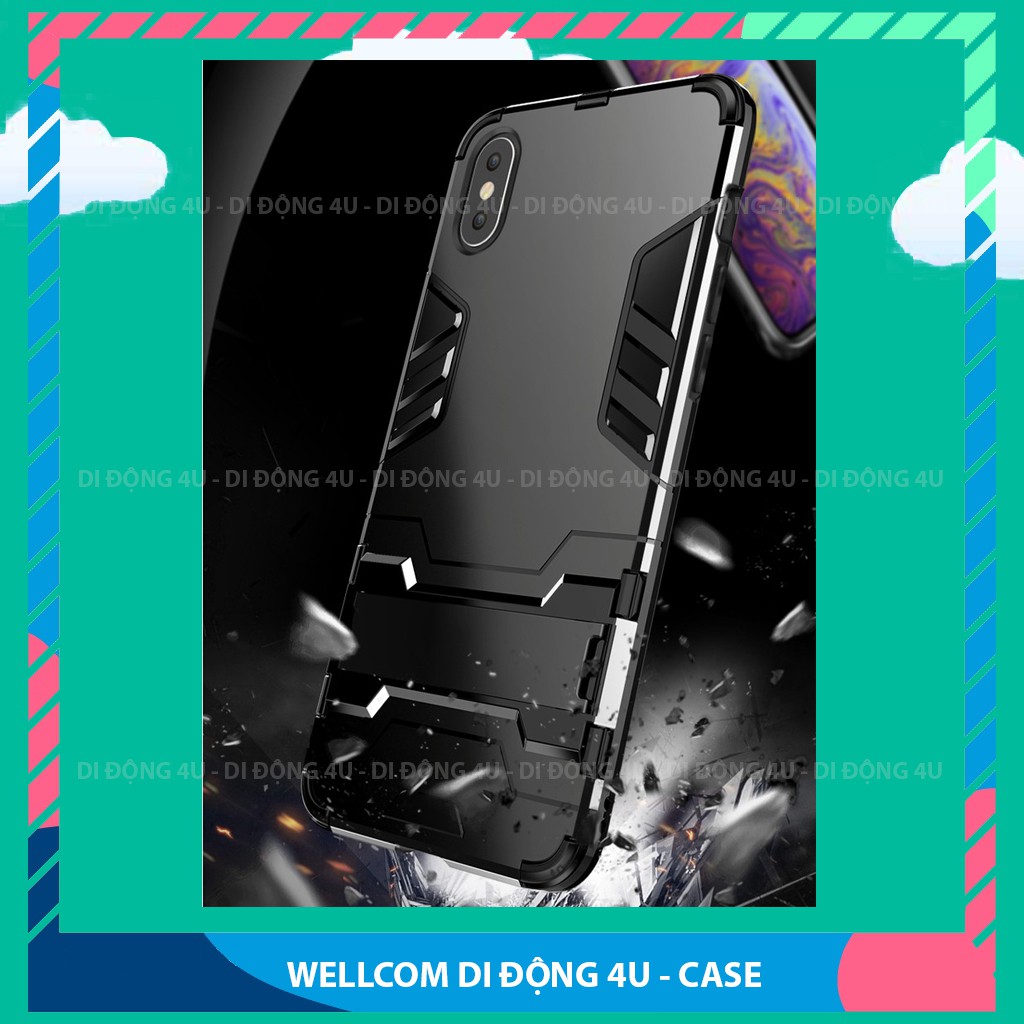 Ốp Lưng iPhone 6, 6s Plus, 7, 8 Plus, iPhone X, XR, XS Max iron-man Chống Sốc Bảo Vệ Toàn Diện