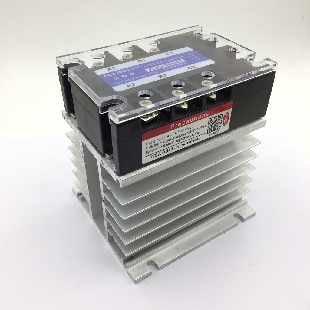 Tản nhiệt cho Relay bán dẫn 3 pha và SSR 200A