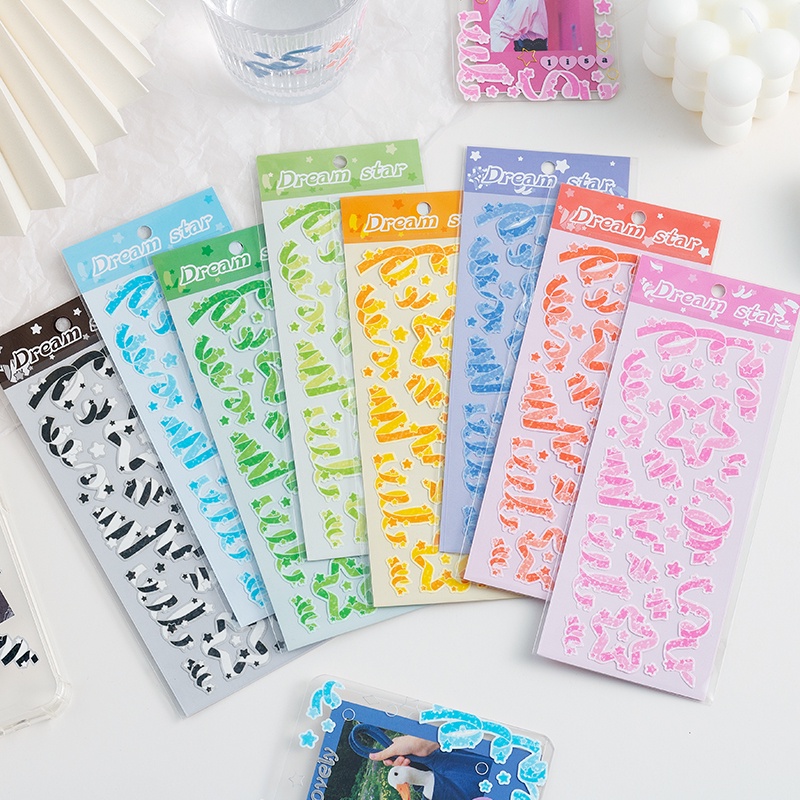 1 Bộ Sticker Dán Trang Trí Nhật Ký