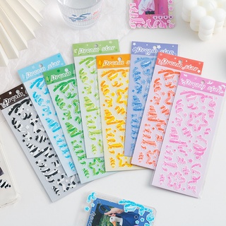 1 bộ sticker dán trang trí nhật ký