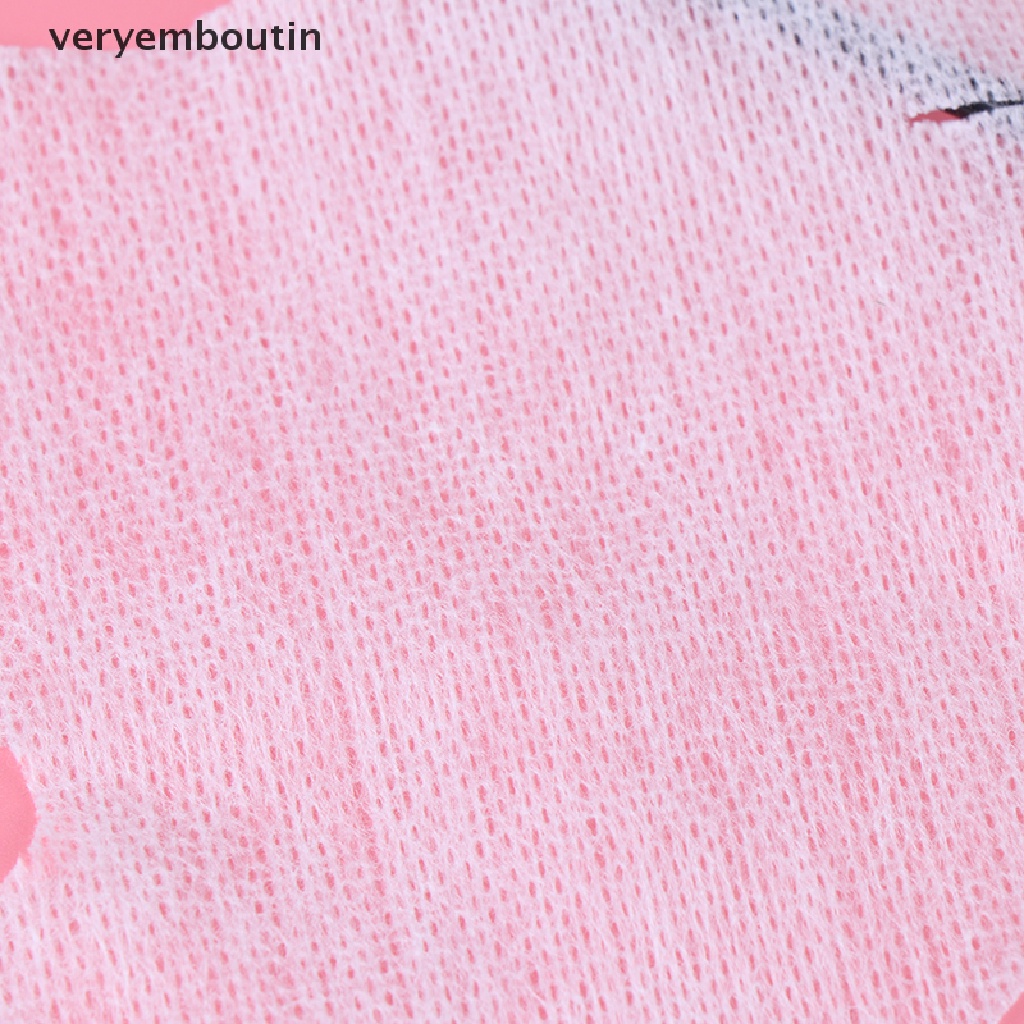 Bộ 100 Mặt Nạ Giấy Cotton Không Dệt Dùng Một Lần Tiện Dụng