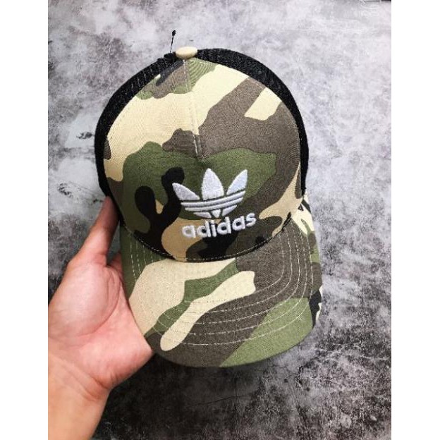 Mũ adidas lưỡi trai lính lưới sau xuất dư 💝