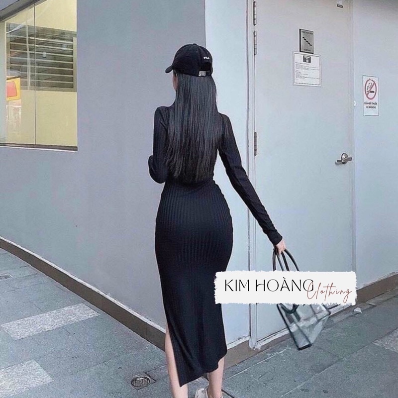 [Mã FAMARAL1 giảm 10K đơn 50K] Váy body xẻ tà sexy cá tính | BigBuy360 - bigbuy360.vn