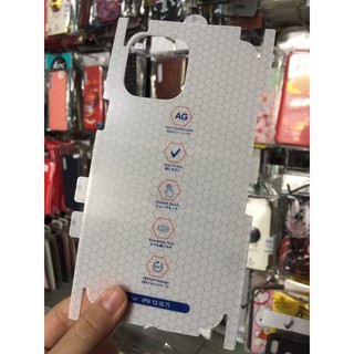 IPHONE 12 PRO MAX Dán chống trầy PPF nhám full lưng và viền tặng kèm phụ kiện lau