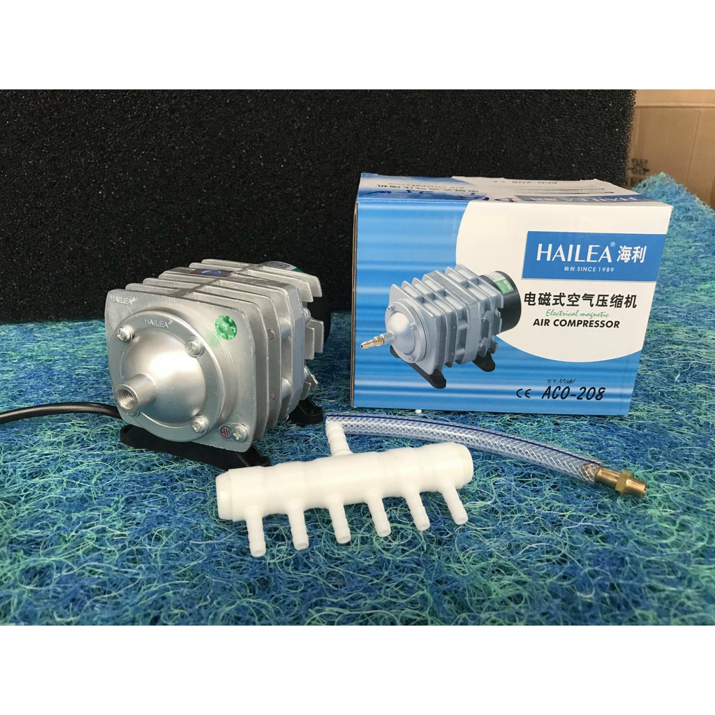 Máy sủi điện Hailea 25w. Máy sủi cung cấp oxy chuyên dùng trong bể hải sản