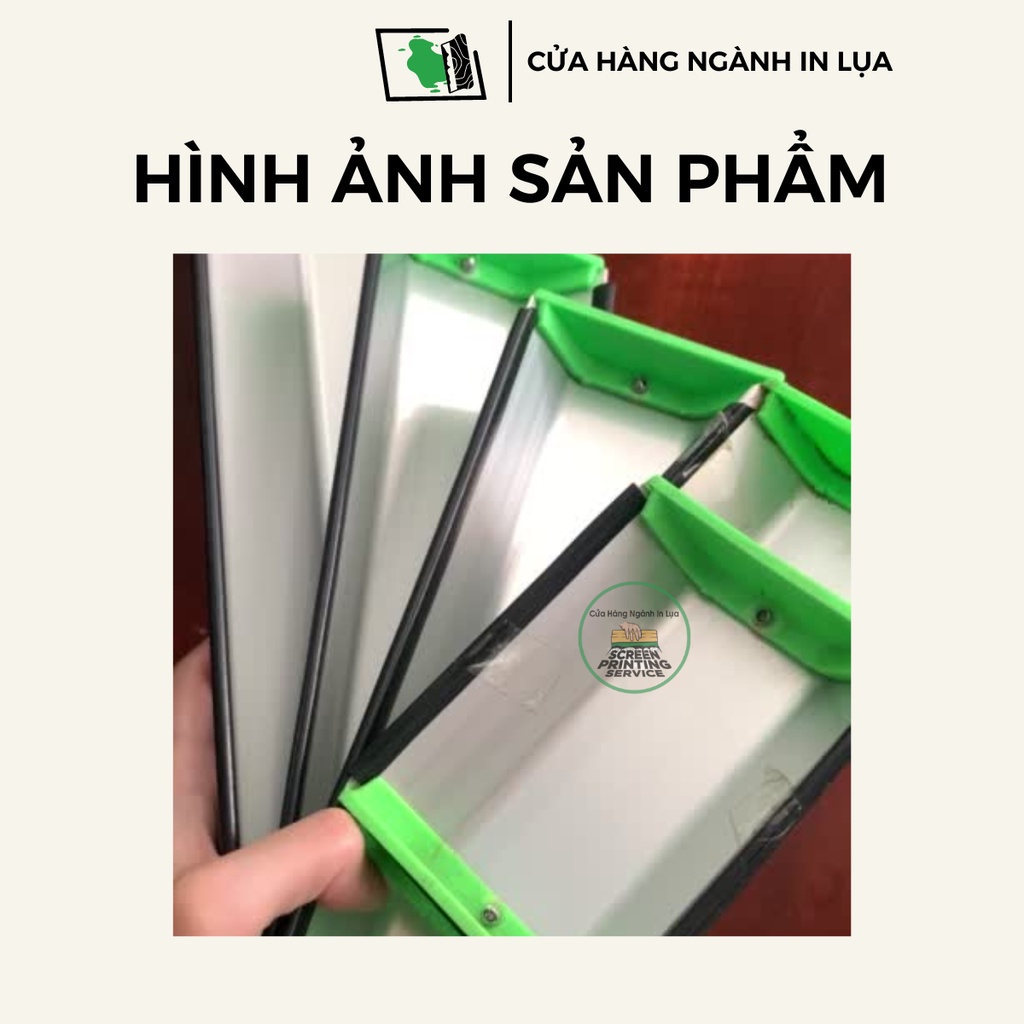 Máng lên keo chụp bản in lụa nhiều kích thước