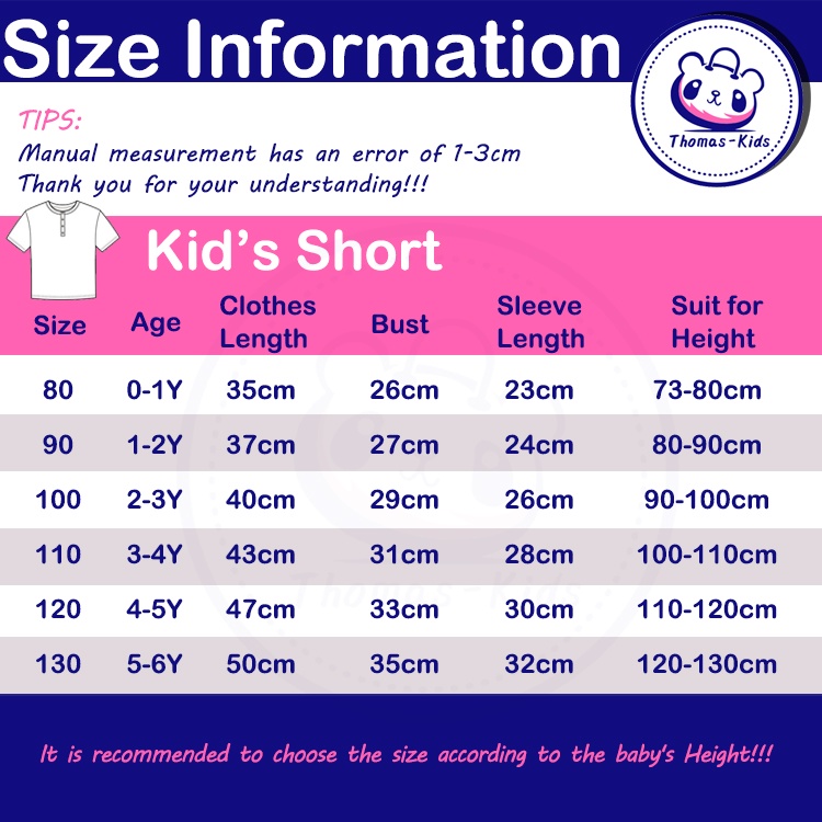 [THOMAS KIDS] Áo Thun Cotton Tay Dài Thời Trang Thoải Mái Cho Bé 1-6 Tuổi