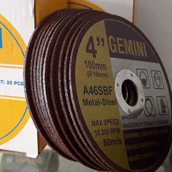1 hộp Đá cắt Gemini 100mm-25 viên