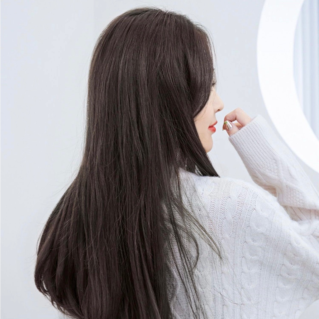 Tóc giả nữ đẹp ❤FREESHIP tóc kẹp chữ U cúp dài ku05