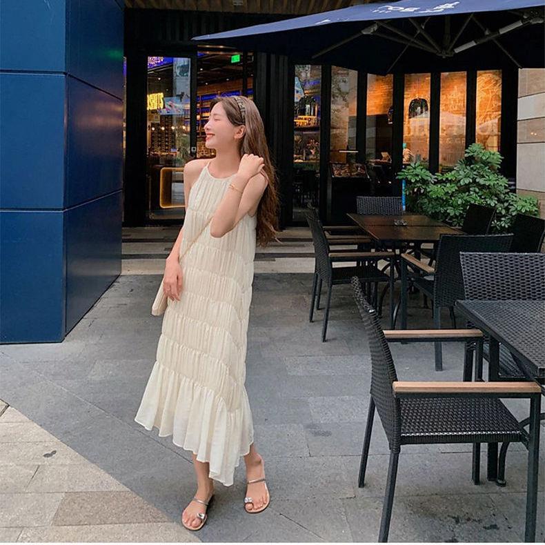Đầm Hai Dây Dáng Dài Phong Cách Pháp Thời Trang Mùa Hè Hàng Mới 2022