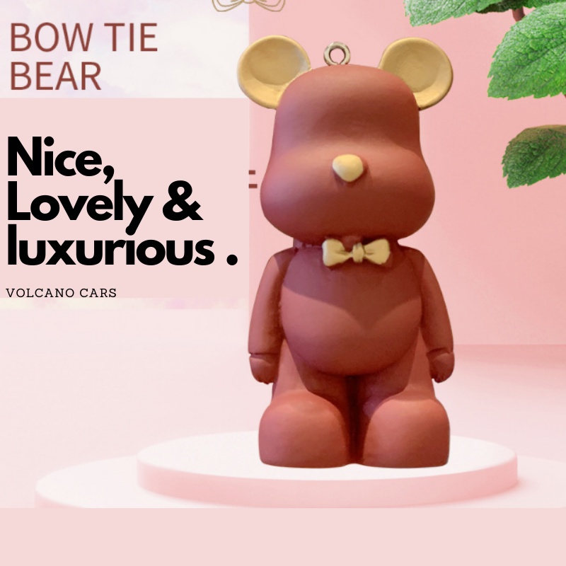 Móc treo chìa khóa hình gấu teddy dễ thương, sang trọng nhiều màu kiểu dáng unisex phù hợp cho chìa ô tô, xe máy