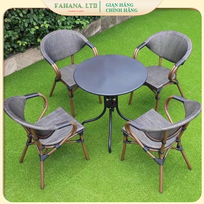 Bộ Bàn Ghế Caffe - Bàn Ghế Ngoài Trời Thích Cho Phòng Khách, Quán Cafe, Quàn Nước, Homestay.