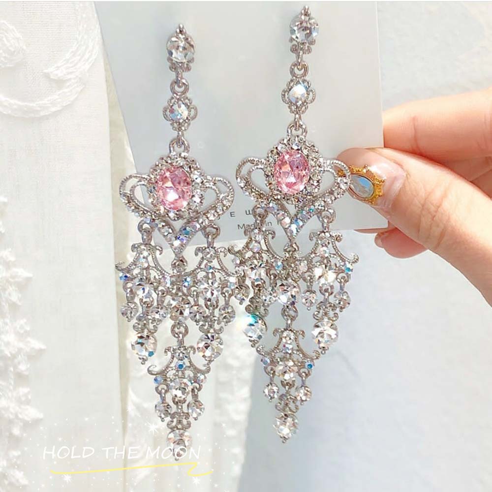 Khuyên Tai Nữ Trang Dáng Dài Phong Cách Vintage