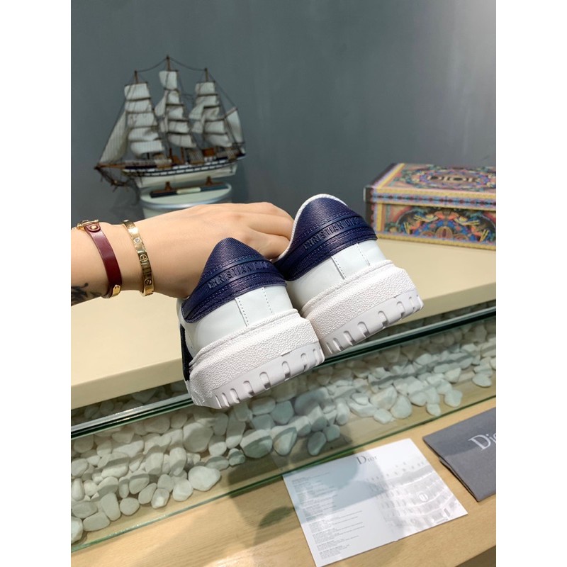 Giày thể thao nam nữ Dior CD da thật cao cấp thiết kế mới phong cách