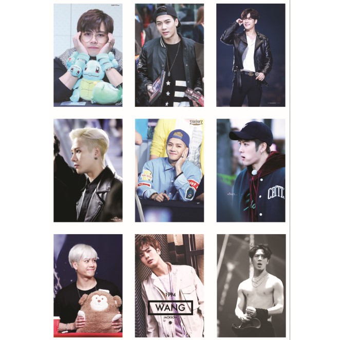 Lomo card ảnh GOT7 - JACKSON WANG full 72 ảnh