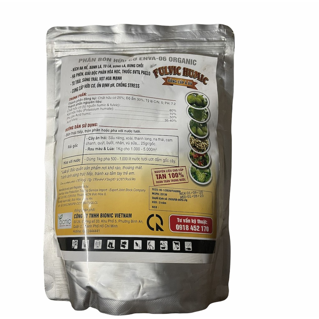 Fulvic Humic cao cấp tan 100% hoàn toàn trong nước