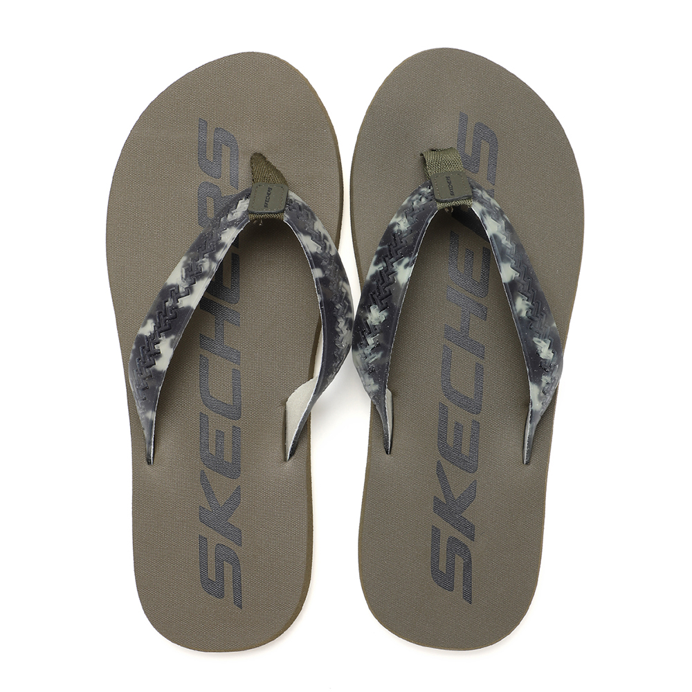 Skechers Dép Nam Camo Stretch Upper Thong - 8790062-OLMT