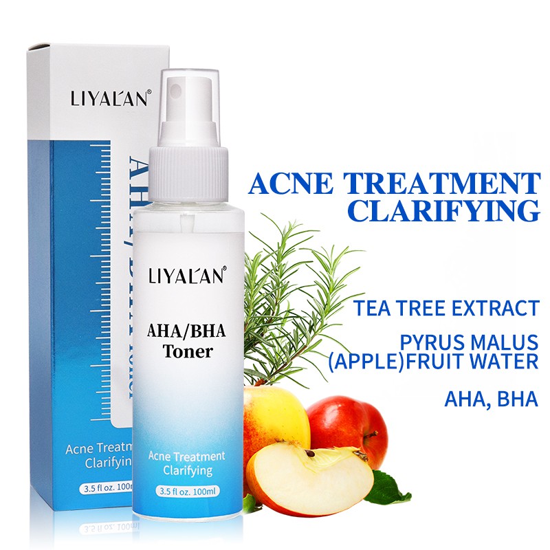 LIYAL'AN AHA BHA Toner giúp giảm mụn trứng cá và mụn đầu đen 100ml | BigBuy360 - bigbuy360.vn