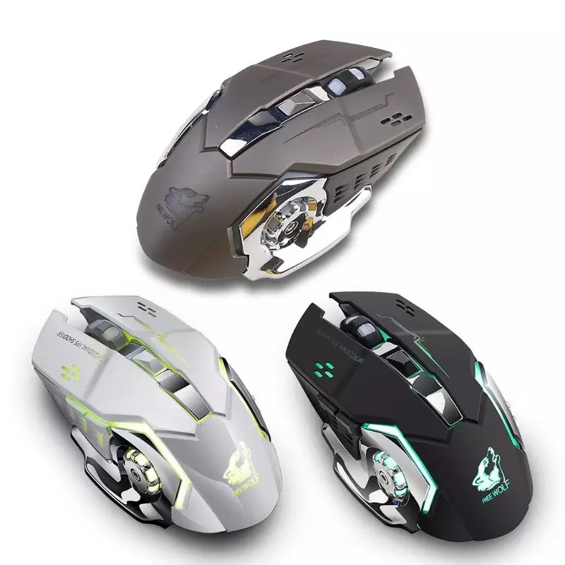 Chuột Pin Sạc không dây Free Wolf X8 Chuyên Gamer