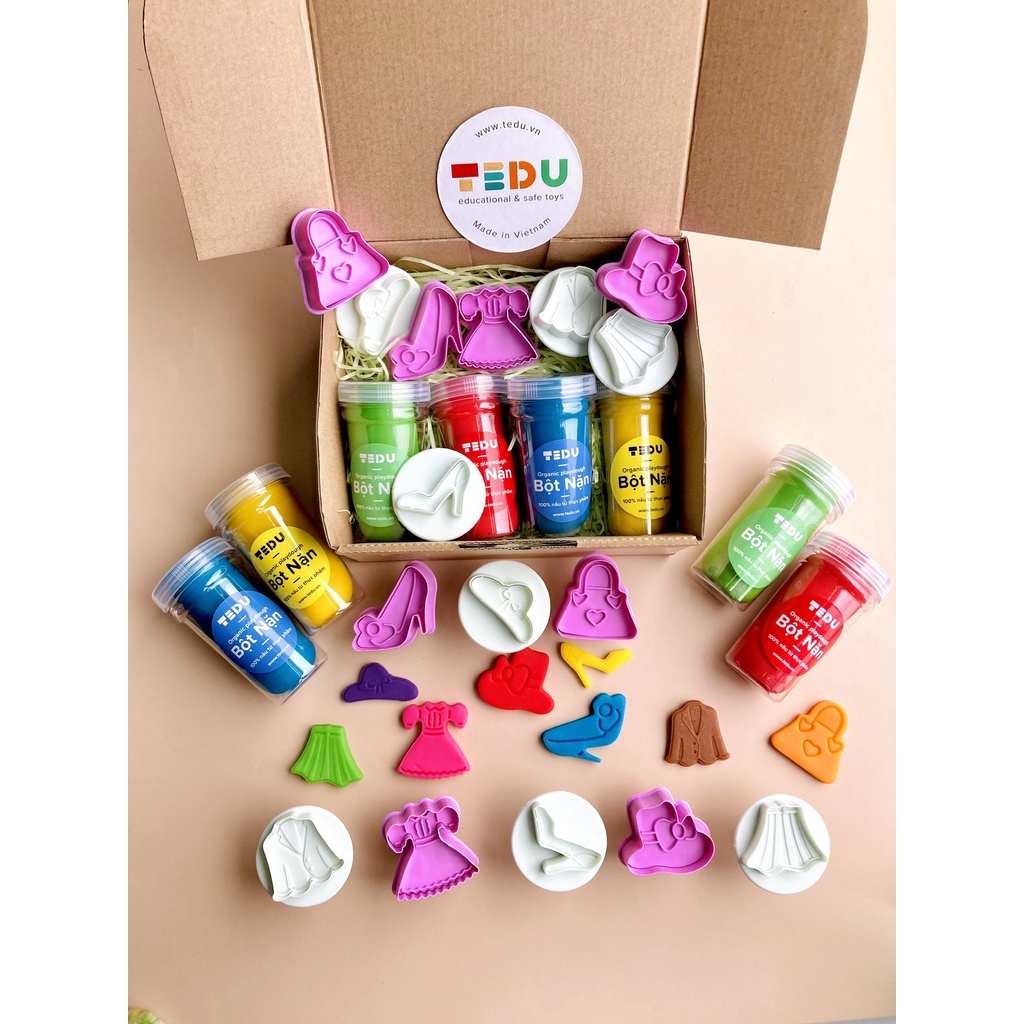 Combo bột nặn đất nặn Tedu quà tặng 199-06