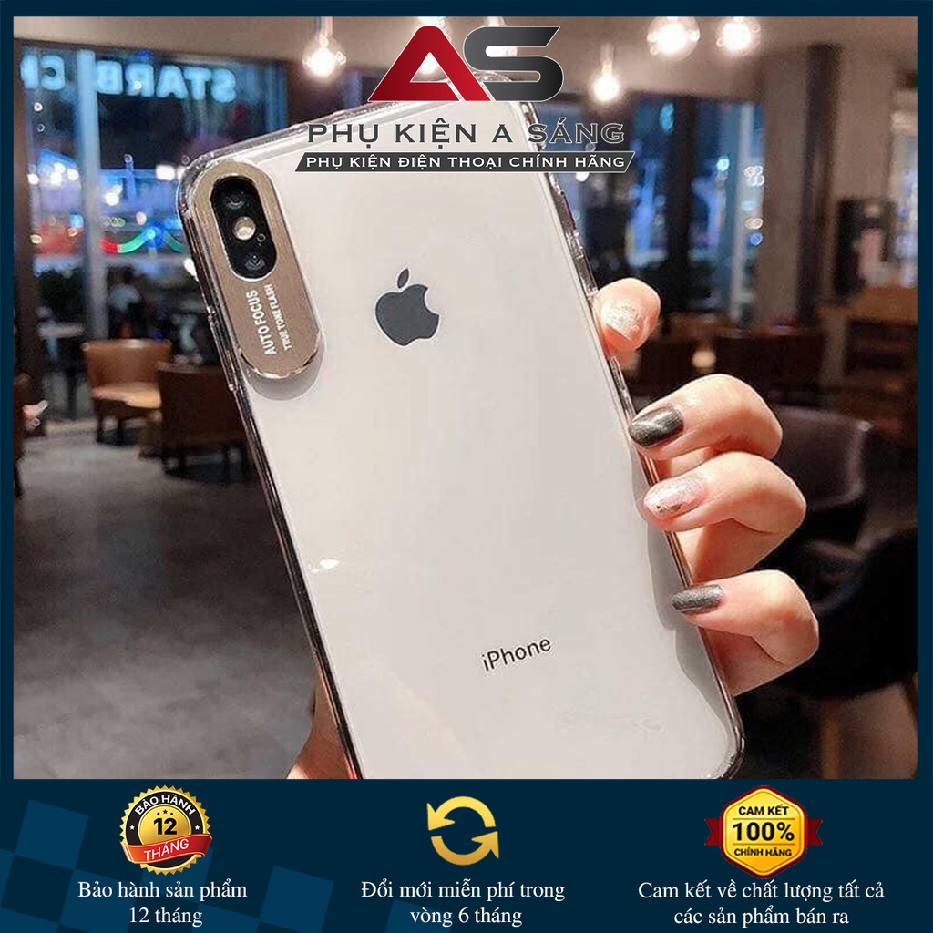 Ốp Auto Focus Trong Suốt Cho IPhone Bảo Vệ Camera
