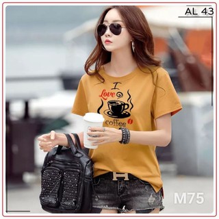 Áo Thun Form Rộng 💝FREESHIP💝 Áo phông nữ tay ngắn chất đẹp, thun cotton, mịn, mát, sành điệu in hình Mã hàng: M75