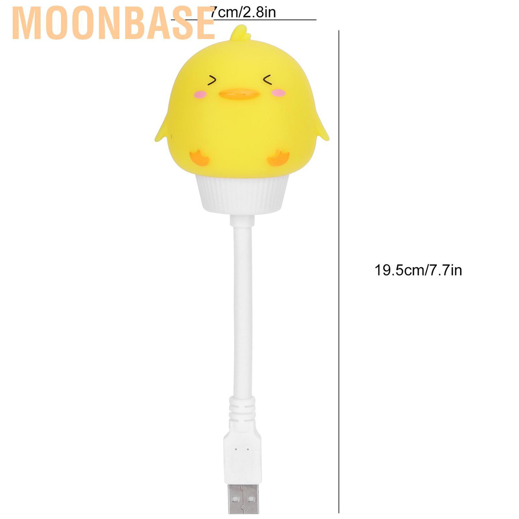 Moonbase Duck‑Shaped Light 360 Degrees Flexible LED Night Lamp Bedroom Decor for Children Baby USB Powered