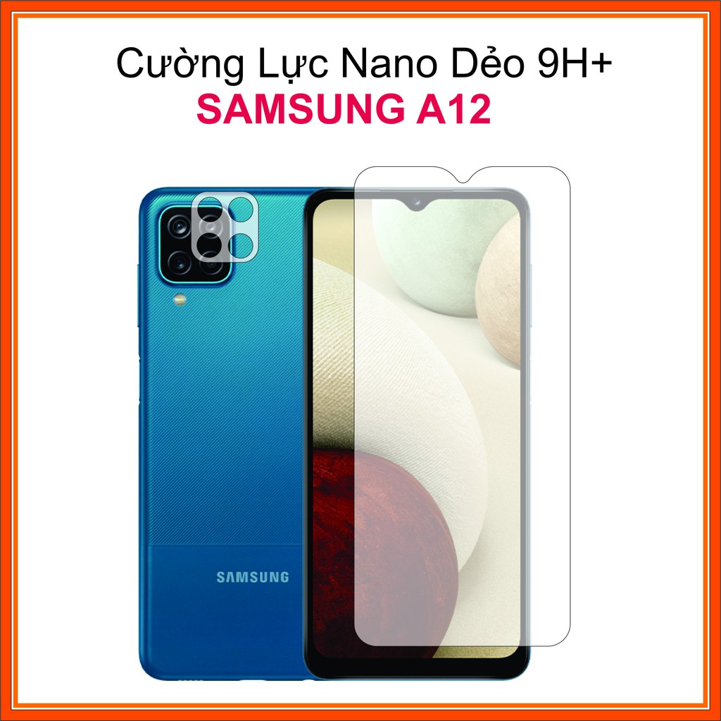 Cường lực Samsung A12 Cường lực Nano Dẻo 9H+