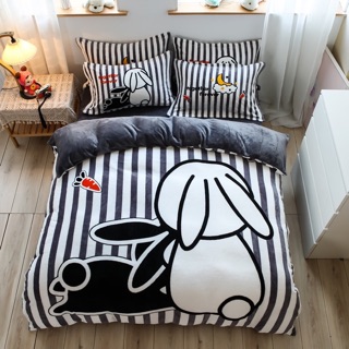 set nỉ nhung 4 món