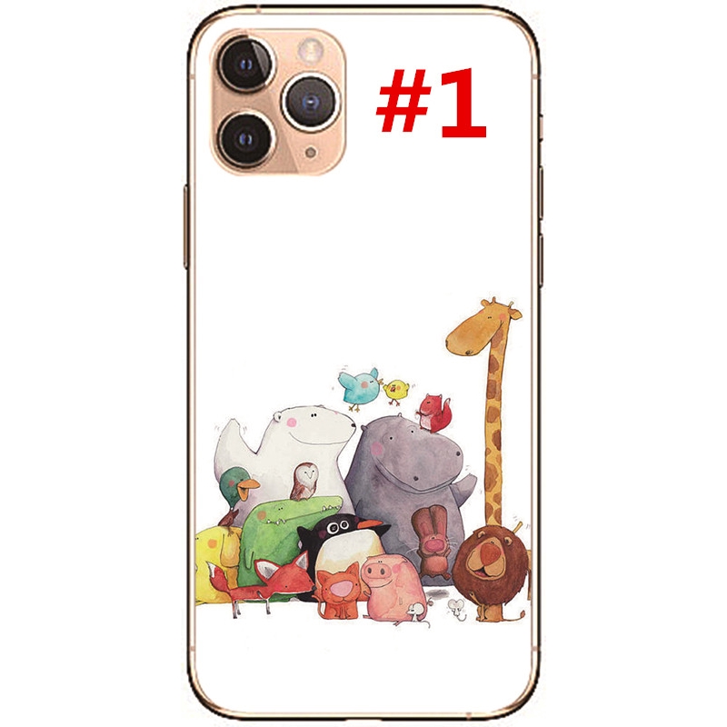 Ốp Lưng Nhựa Tpu Mềm Chống Sốc In Hình Gấu Hoạt Hình Cho Iphone 12 Pro Max 5g / I12 Mini / Se 2020 / Iphone 4 4s 4g
