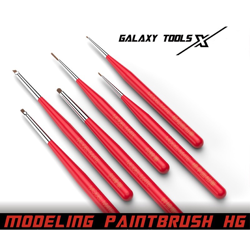 Dụng cụ bút cọ vẽ sơn mô hình hand brush paint Galaxy model