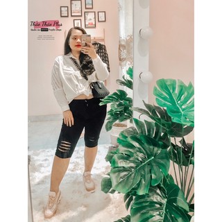 Quần ngố bigsize rách gối/không rách