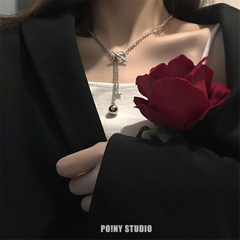 Dây chuyền mặt dài thời trang punk hip hop