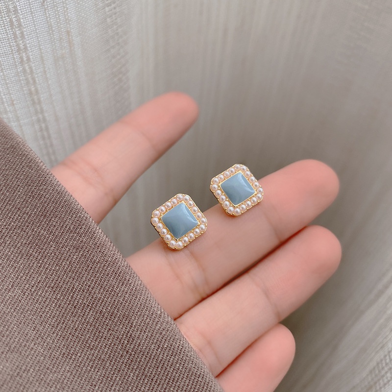 Khuyên Tai Đính Ngọc Trai Thời Trang Dành Cho Nữ