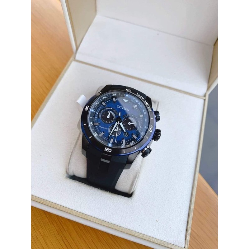 Đồng hồ nam Citizen Eco-Drive Ecosphere Men's Chronograph Blue  CA