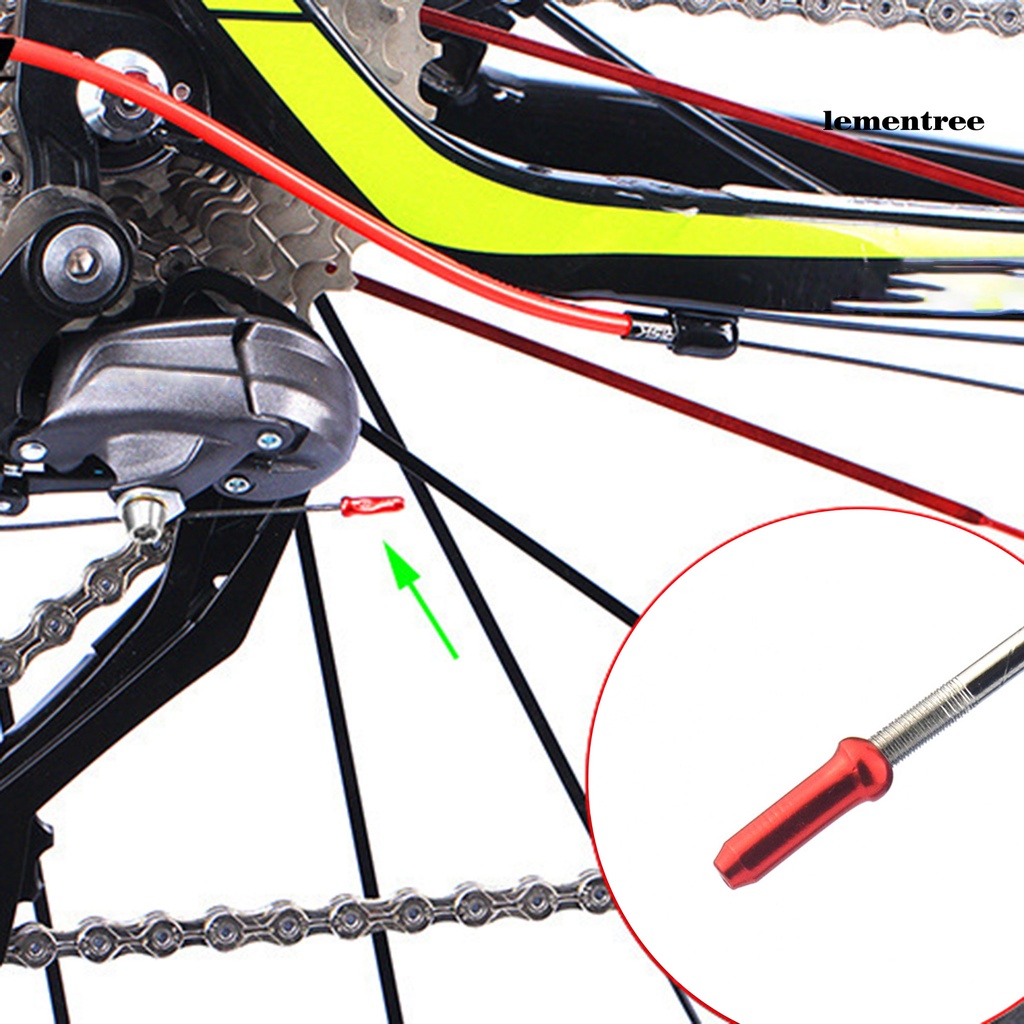 Bộ 200 Nắp Đậy Dây Cáp Xe Đạp Bằng Hợp Kim Nhôm Nhiều Màu Chống Mòn