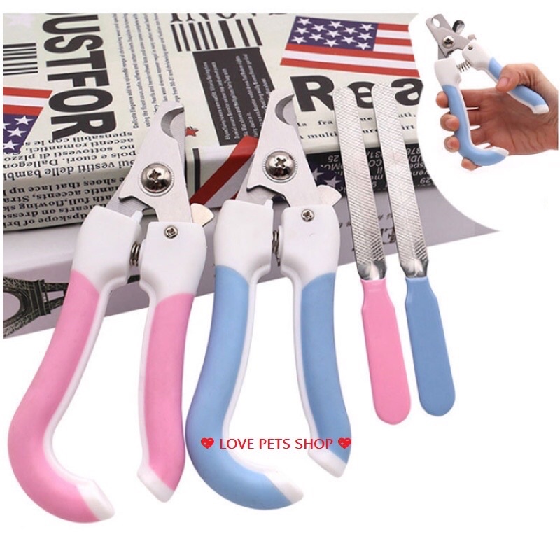 Kìm căt móng tay, Kìm bấm móng tay + giũa cho chó mèo