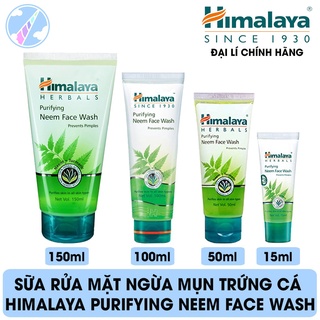 Sữa Rửa Mặt Ngừa Mụn Trứng Cá Himalaya Purifying Neem Face Wash