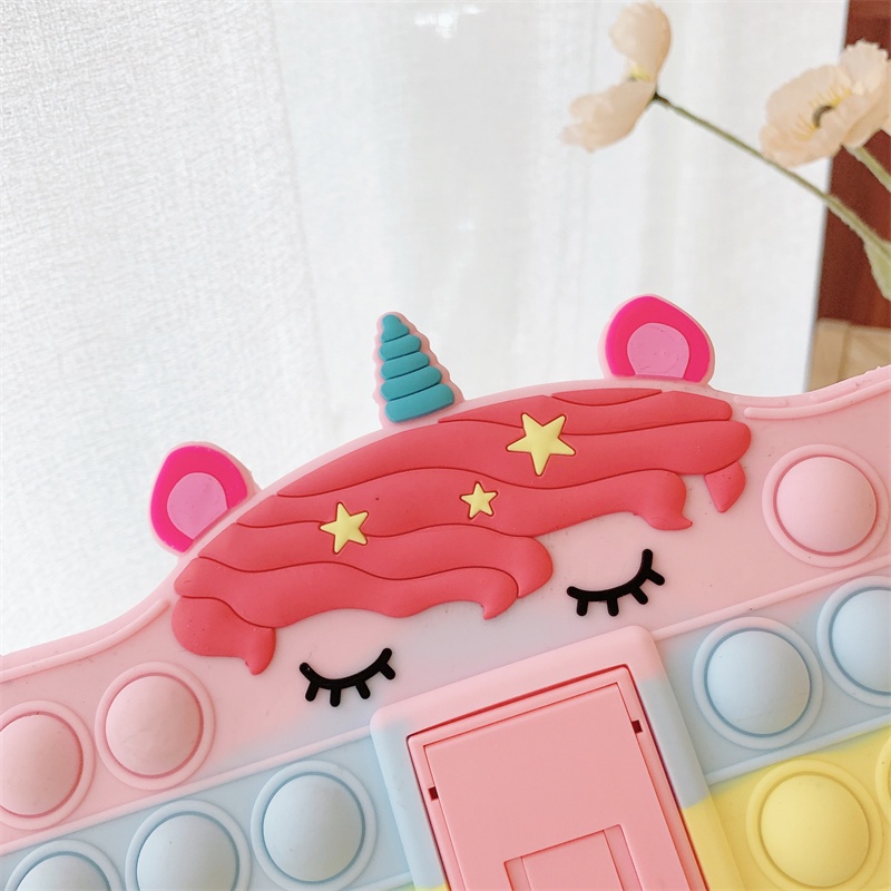 Ốp máy tính bảng silicon mềm họa tiết hoạt hình dễ thương cho Samsung Tab A7 Lite 8.7" 2021 SM-T220 SM-T225