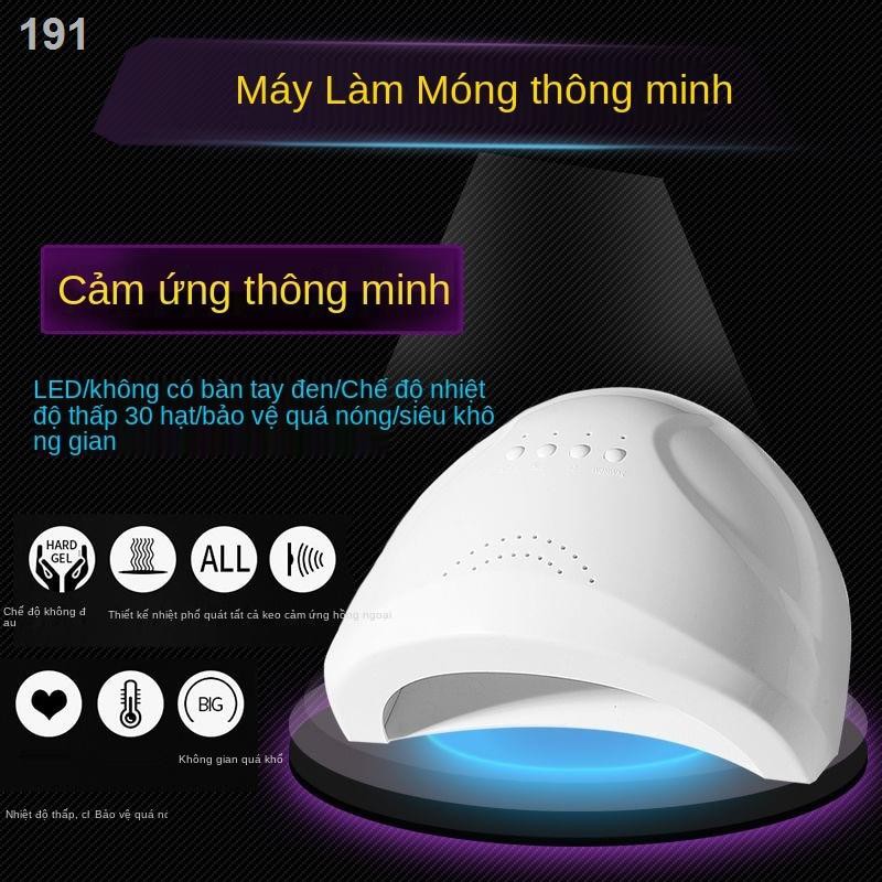 【HOT】Máy soi móng 48W cảm ứng làm khô nhanh không tổn thương tay của bạn chiếu sơn bóng đèn LED