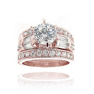 Set Nhẫn Đính Đá Thời Trang Dành Cho Nữ