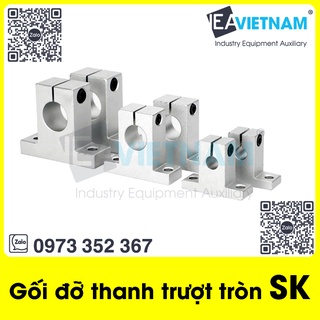 Gối đỡ trục ngang SK / Gối đỡ SK / Gối đỡ thanh trượt tròn SK phi 8 10 12 16 20 25 30 35  40 50 60