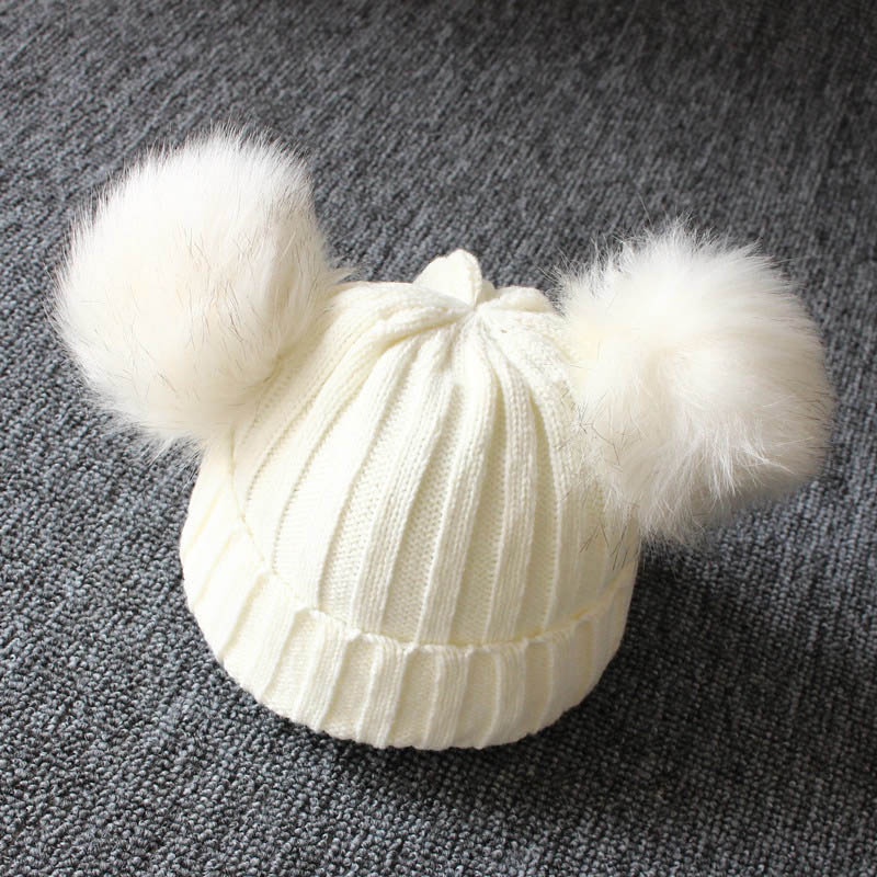 Mũ beanie Trùm Tai Giữ Ấm Cho Bé Từ 1-3 Tuổi
