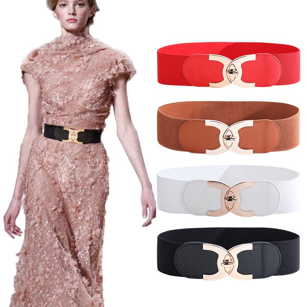 Thắt Lưng Nữ Bản Rộng Co Giãn Điều Chỉnh Được Thanh Lịch Trang Trí Đầm