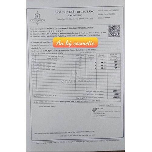 💯  LĂN KHỬ MÙI PERSPIREX CAO CẤP ,NGĂN VÀ KHỬ MÙI CƠ THỂ 20ML